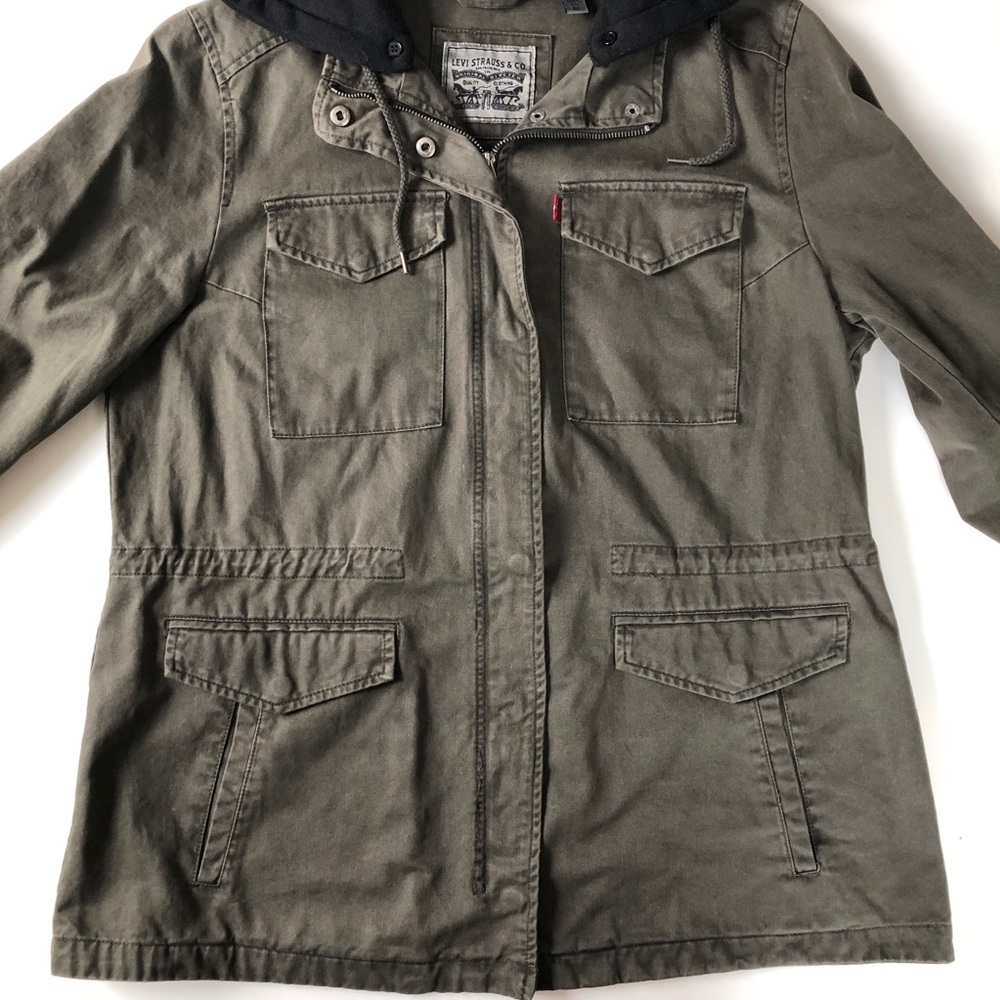 COPY - Levi’s Military Coat with removable hoodie - XL